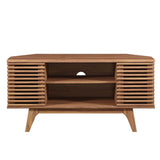 Vera 46" Corner TV Stand in Walnut