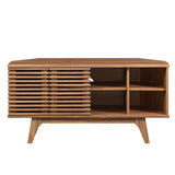Vera 46" Corner TV Stand in Walnut