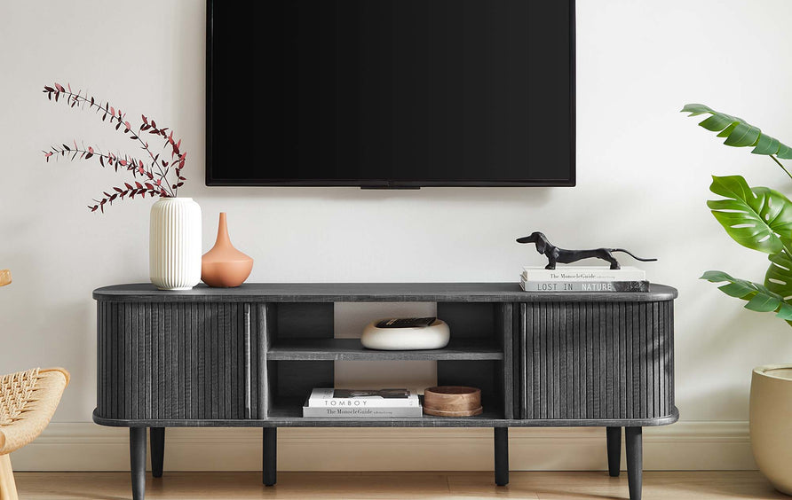 Gorse 55" TV Stand in Charcoal