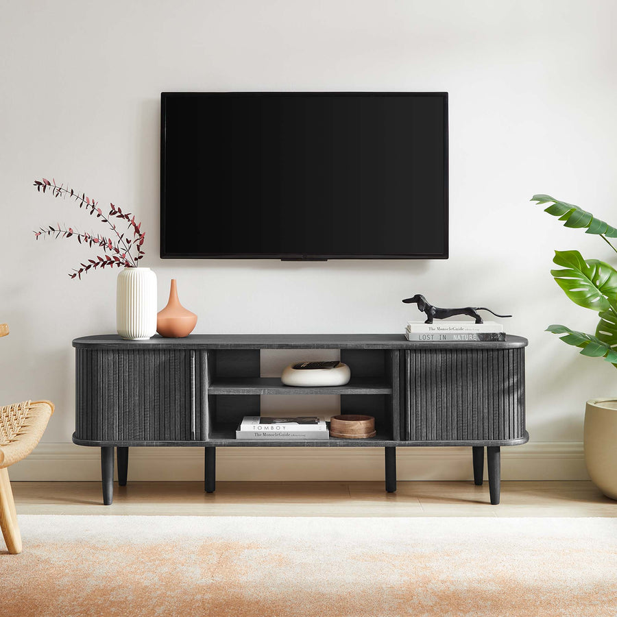 Gorse 55" TV Stand in Charcoal