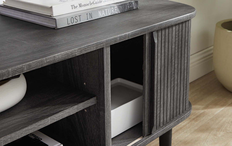 Gorse 55" TV Stand in Charcoal
