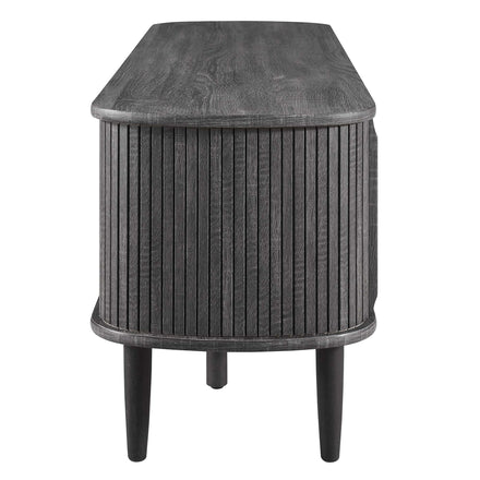 Contour 55" TV Stand in Charcoal