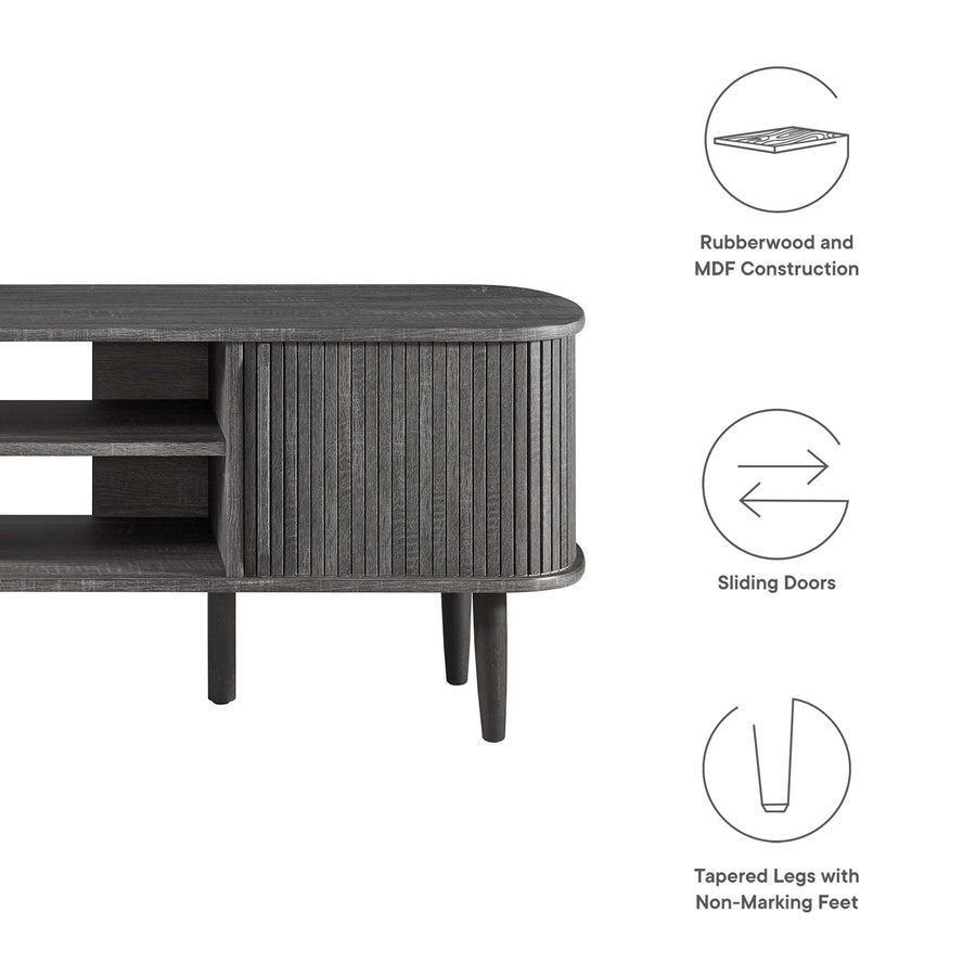 Gorse 55" TV Stand in Charcoal