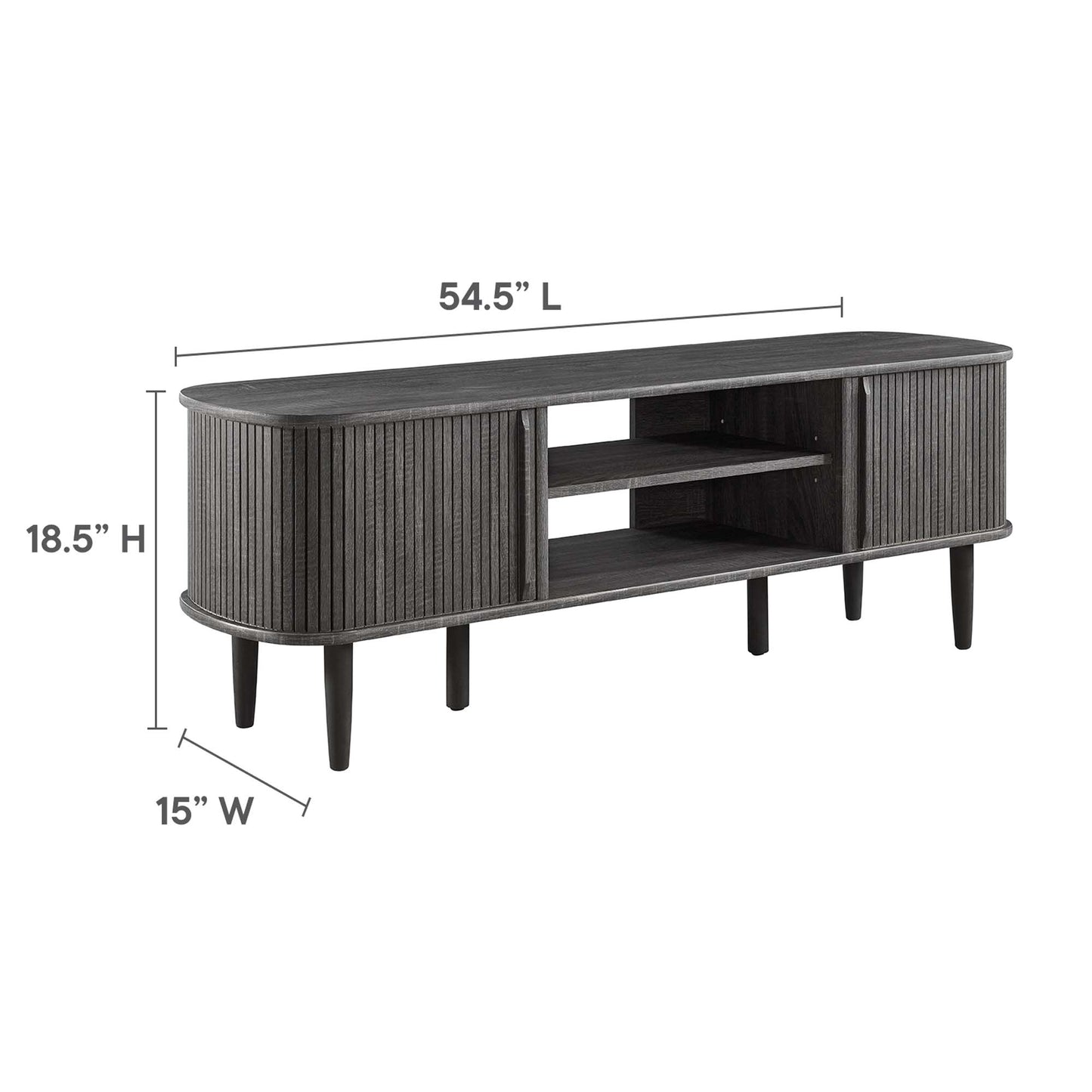 Contour 55" TV Stand by Furniture For America