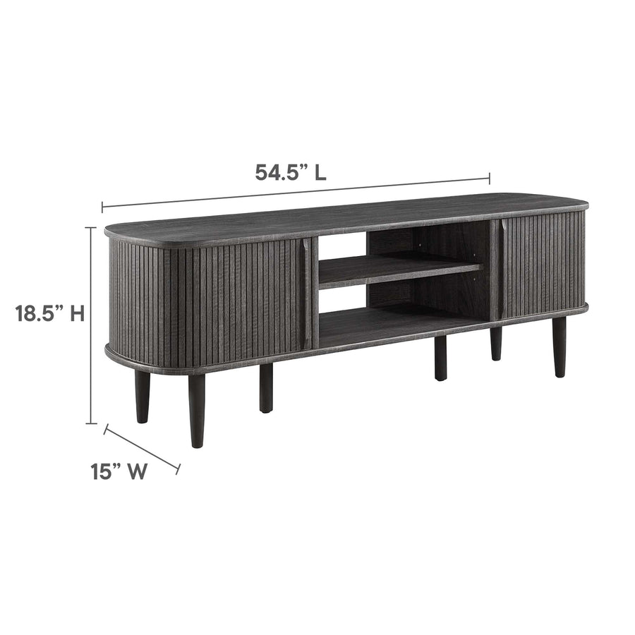 Gorse 55" TV Stand in Charcoal