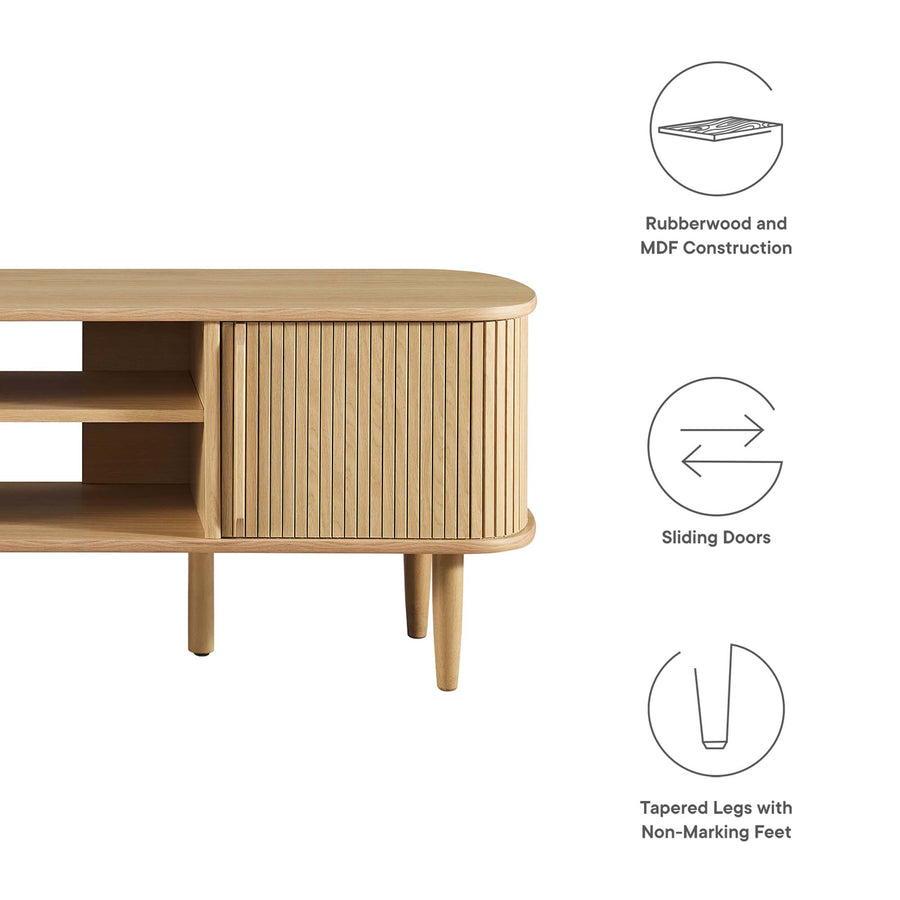 Gorse 55" TV Stand in Oak
