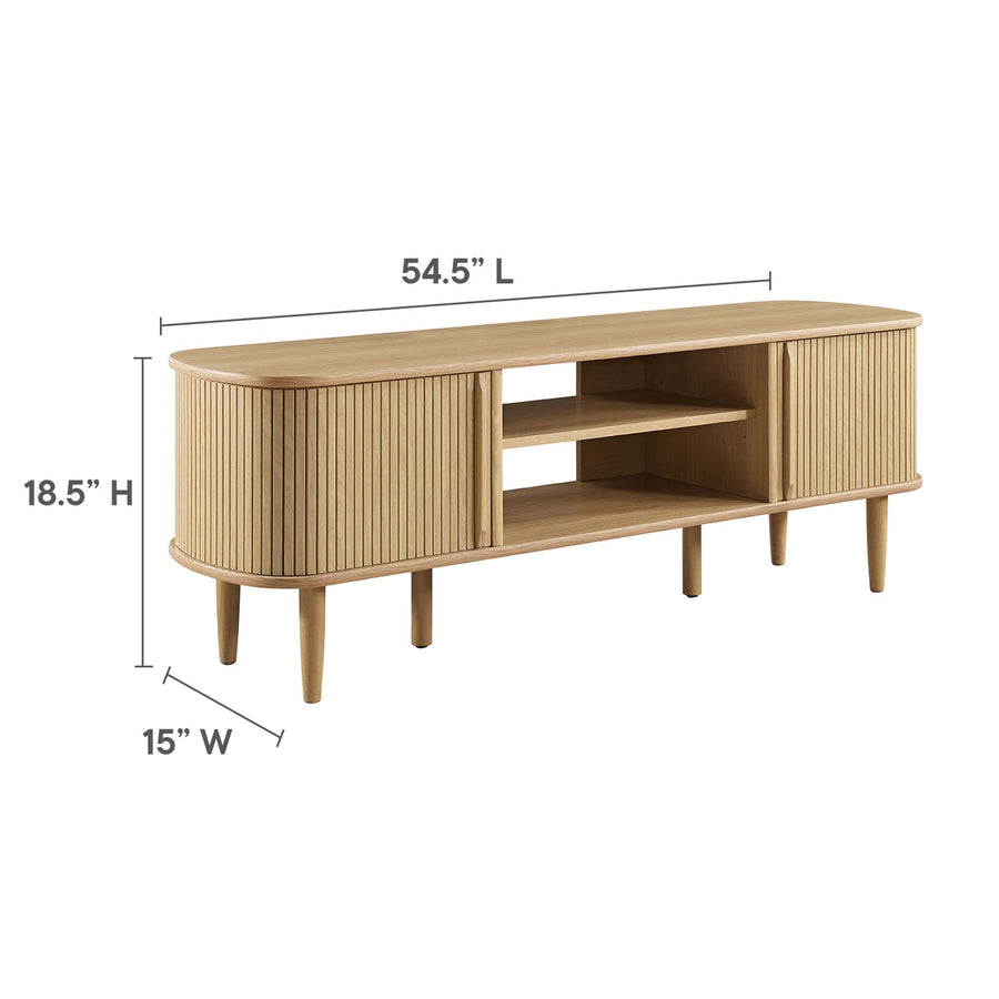 Gorse 55" TV Stand in Oak