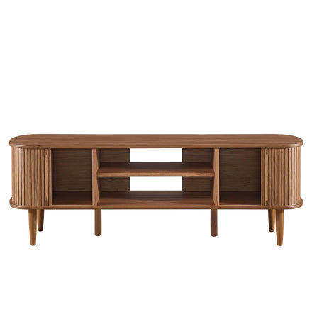 Contour 55" TV Stand in Walnut