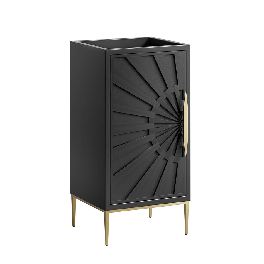 Briar 18" Bathroom Vanity Cabinet in Black