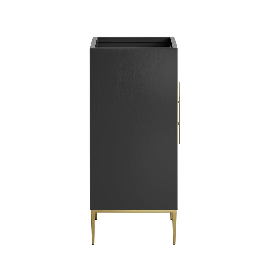 Briar 18" Bathroom Vanity Cabinet in Black