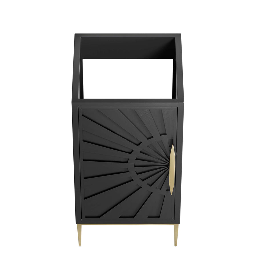 Briar 18" Bathroom Vanity Cabinet in Black