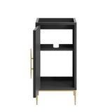 Briar 18" Bathroom Vanity Cabinet in Black