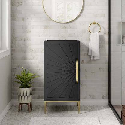 Awaken 18" Bathroom Vanity Cabinet by Furniture For America