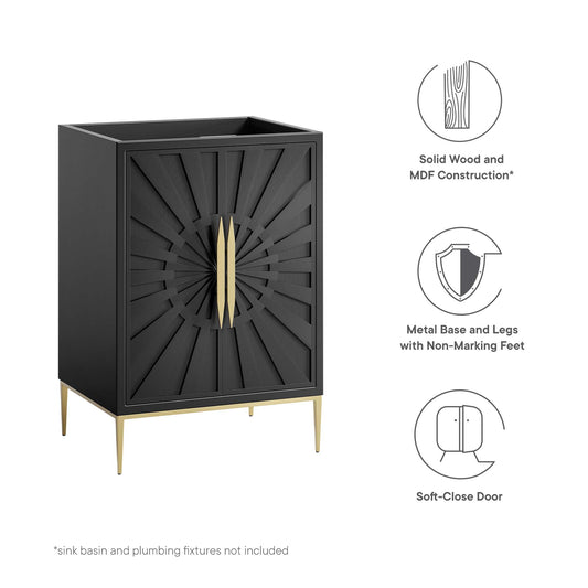 Awaken 24" Bathroom Vanity Cabinet by Furniture For America