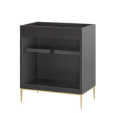 Briar 30" Bathroom Vanity Cabinet in Black