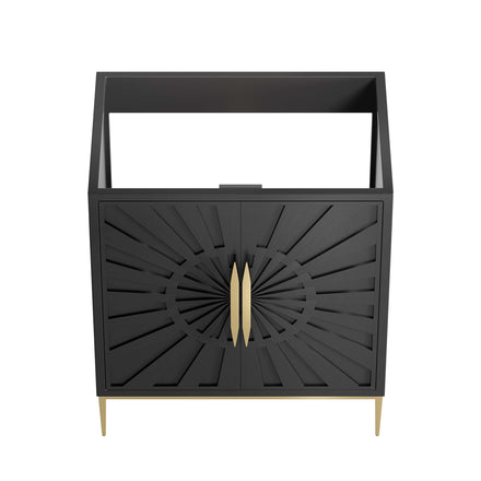 Awaken 30" Bathroom Vanity Cabinet in Black