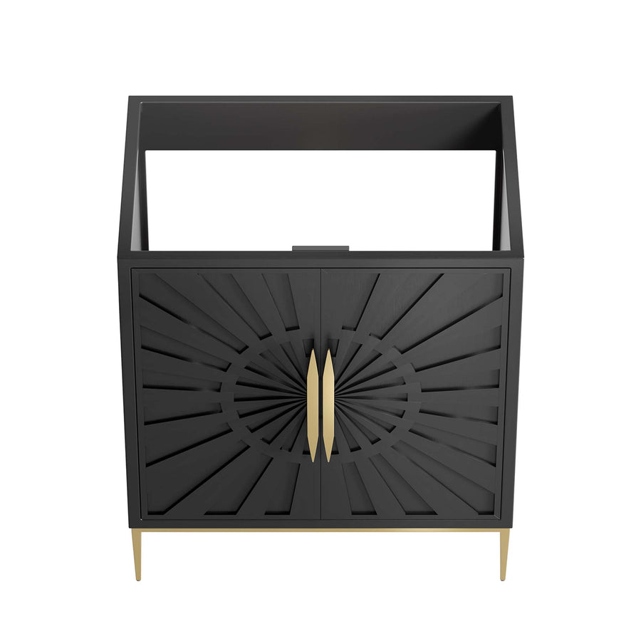 Briar 30" Bathroom Vanity Cabinet in Black
