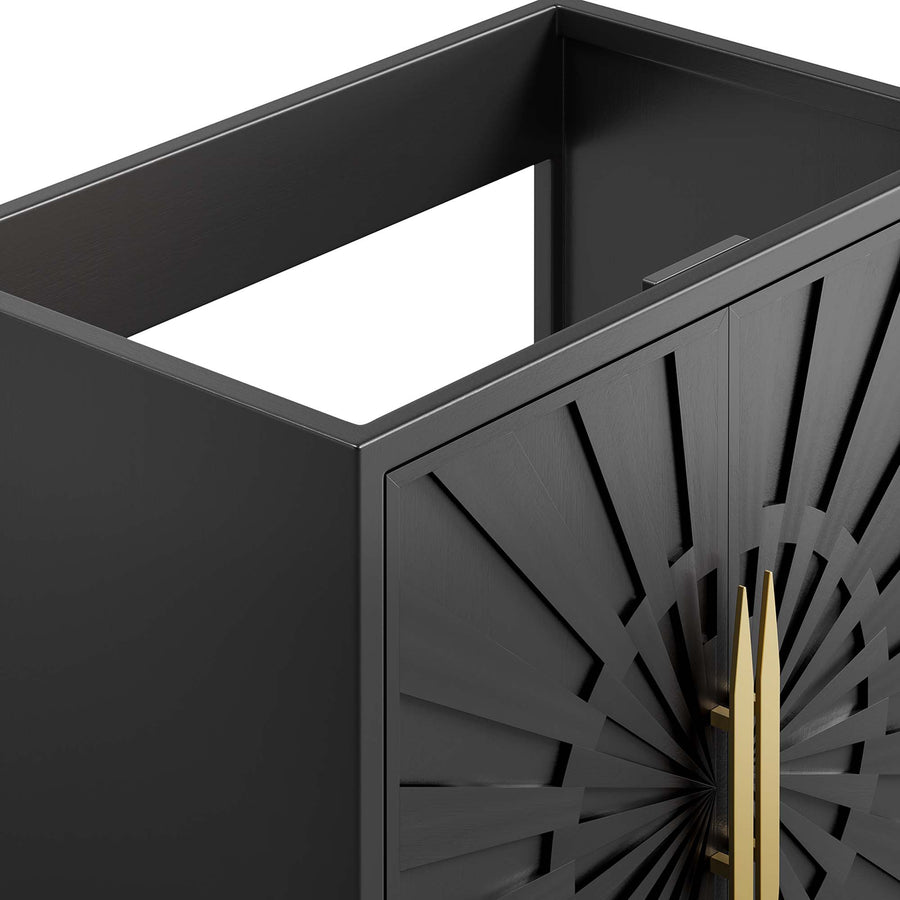Briar 30" Bathroom Vanity Cabinet in Black