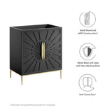 Briar 30" Bathroom Vanity Cabinet in Black
