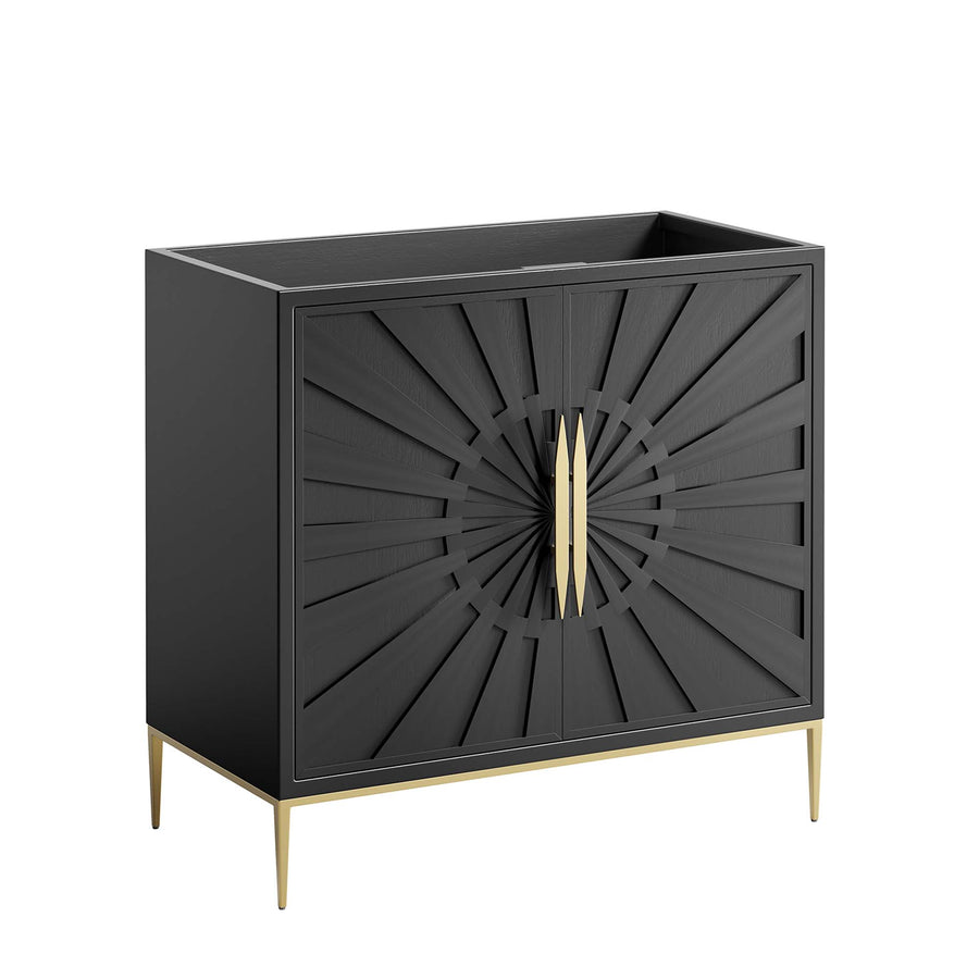 Briar 36" Bathroom Vanity Cabinet in Black
