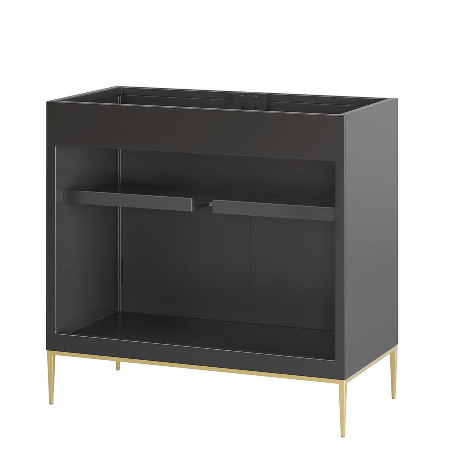 Briar 36" Bathroom Vanity Cabinet in Black