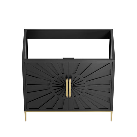 Awaken 36" Bathroom Vanity Cabinet in Black