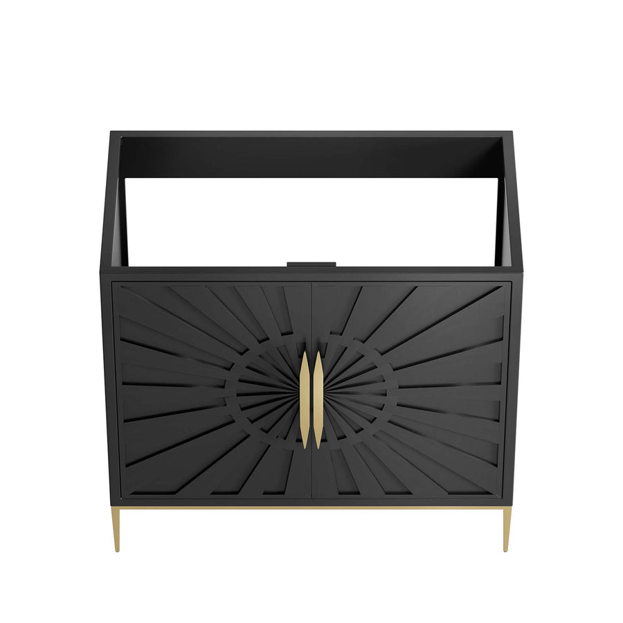 Briar 36" Bathroom Vanity Cabinet in Black