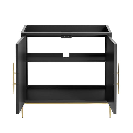 Awaken 36" Bathroom Vanity Cabinet in Black