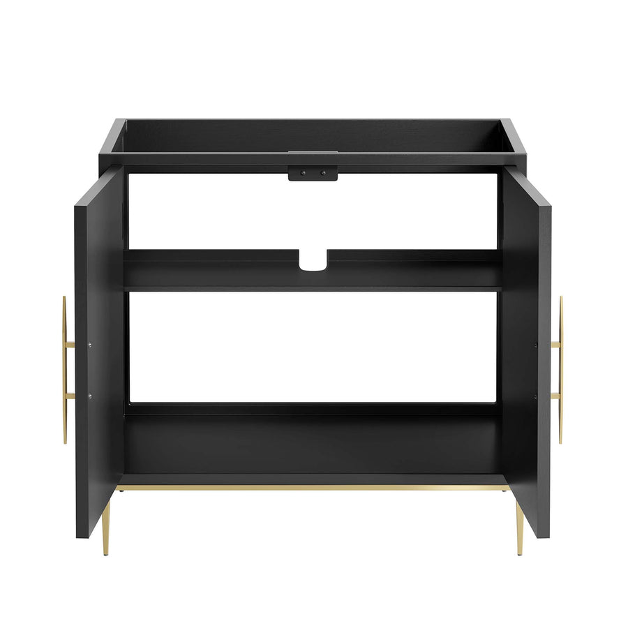 Briar 36" Bathroom Vanity Cabinet in Black