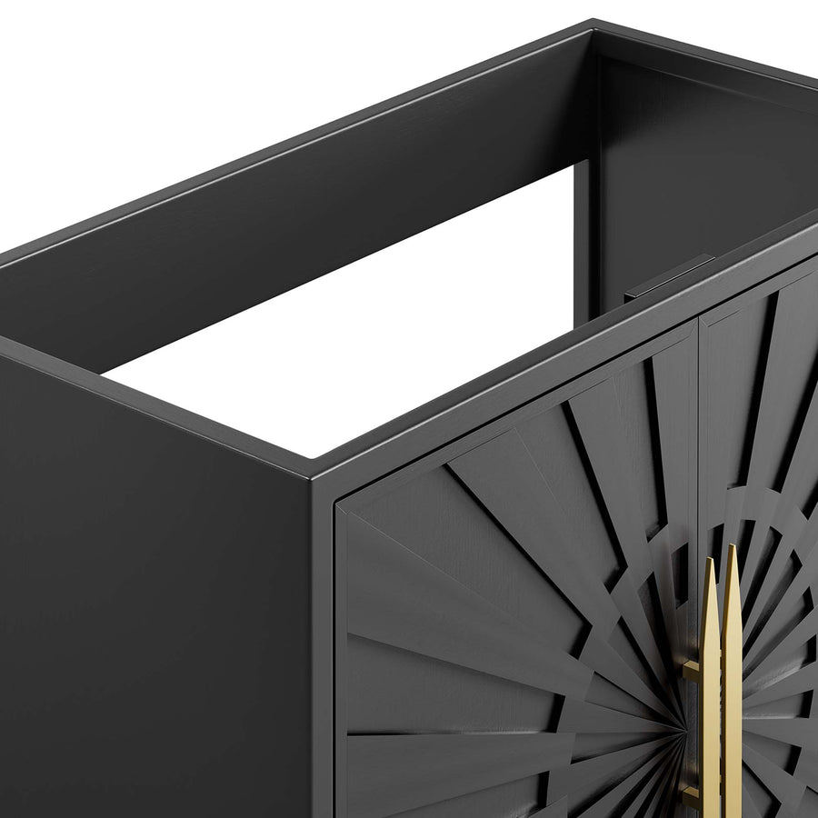 Briar 36" Bathroom Vanity Cabinet in Black