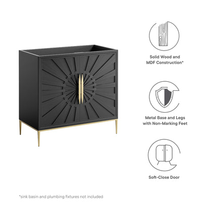 Awaken 36" Bathroom Vanity Cabinet by Furniture For America