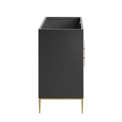 Awaken 48" Double or Single Sink Compatible (Not Included) Bathroom Vanity Cabinet by Furniture For America