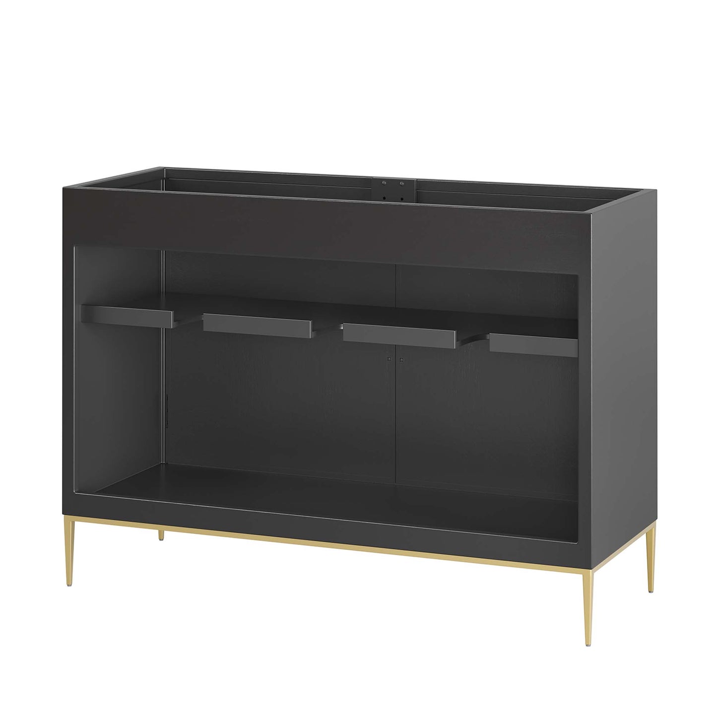 Awaken 48" Double or Single Sink Compatible (Not Included) Bathroom Vanity Cabinet by Furniture For America