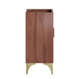 Ridge 18" Bathroom Vanity Cabinet in Walnut