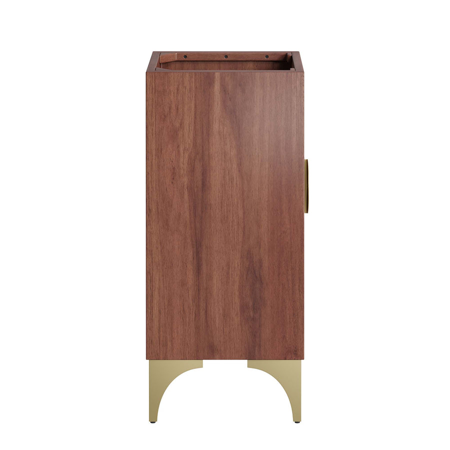 Ridge 18" Bathroom Vanity Cabinet in Walnut