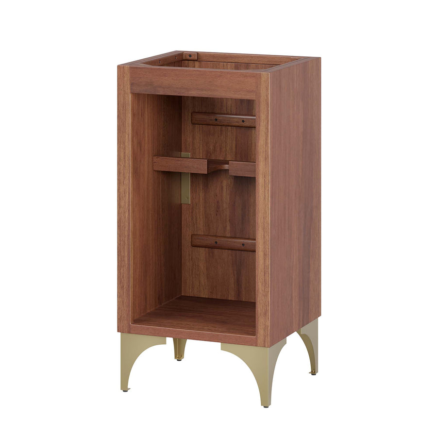 Ridge 18" Bathroom Vanity Cabinet in Walnut