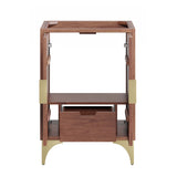 Ridge 24" Bathroom Vanity Cabinet in Walnut