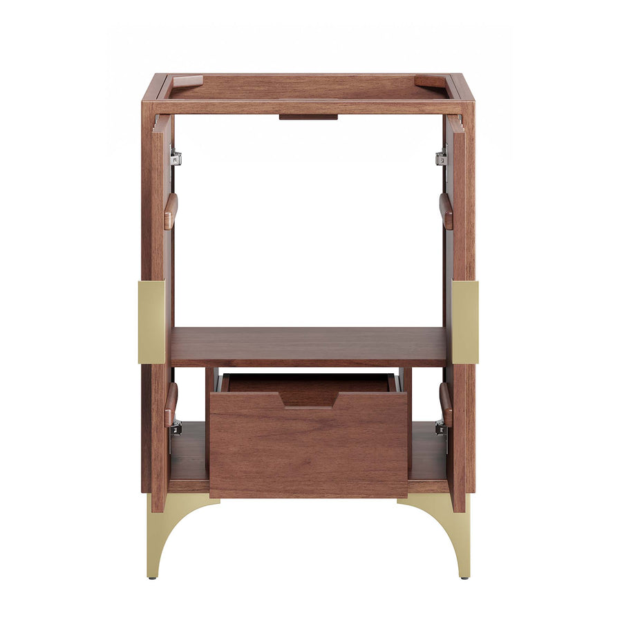 Ridge 24" Bathroom Vanity Cabinet in Walnut