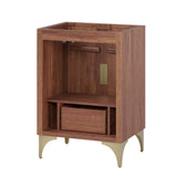 Ridge 24" Bathroom Vanity Cabinet in Walnut