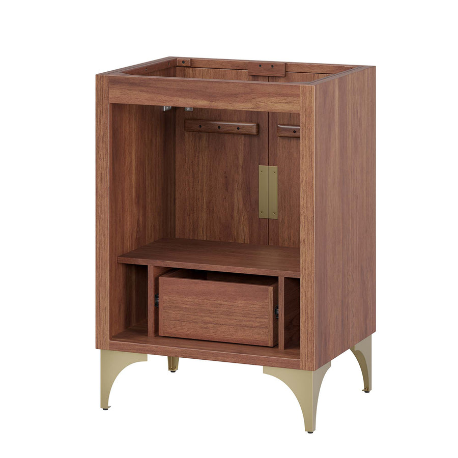 Ridge 24" Bathroom Vanity Cabinet in Walnut