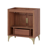 Ridge 30" Bathroom Vanity Cabinet in Walnut