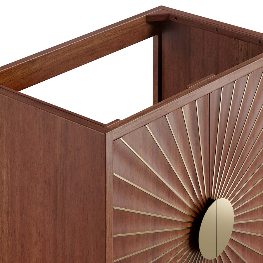 Ridge 30" Bathroom Vanity Cabinet in Walnut
