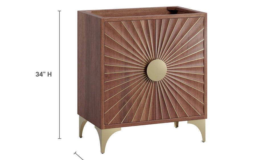 Ridge 30" Bathroom Vanity Cabinet in Walnut