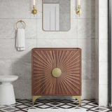 Ridge 30" Bathroom Vanity Cabinet in Walnut
