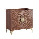 Ridge 36" Bathroom Vanity Cabinet in Walnut