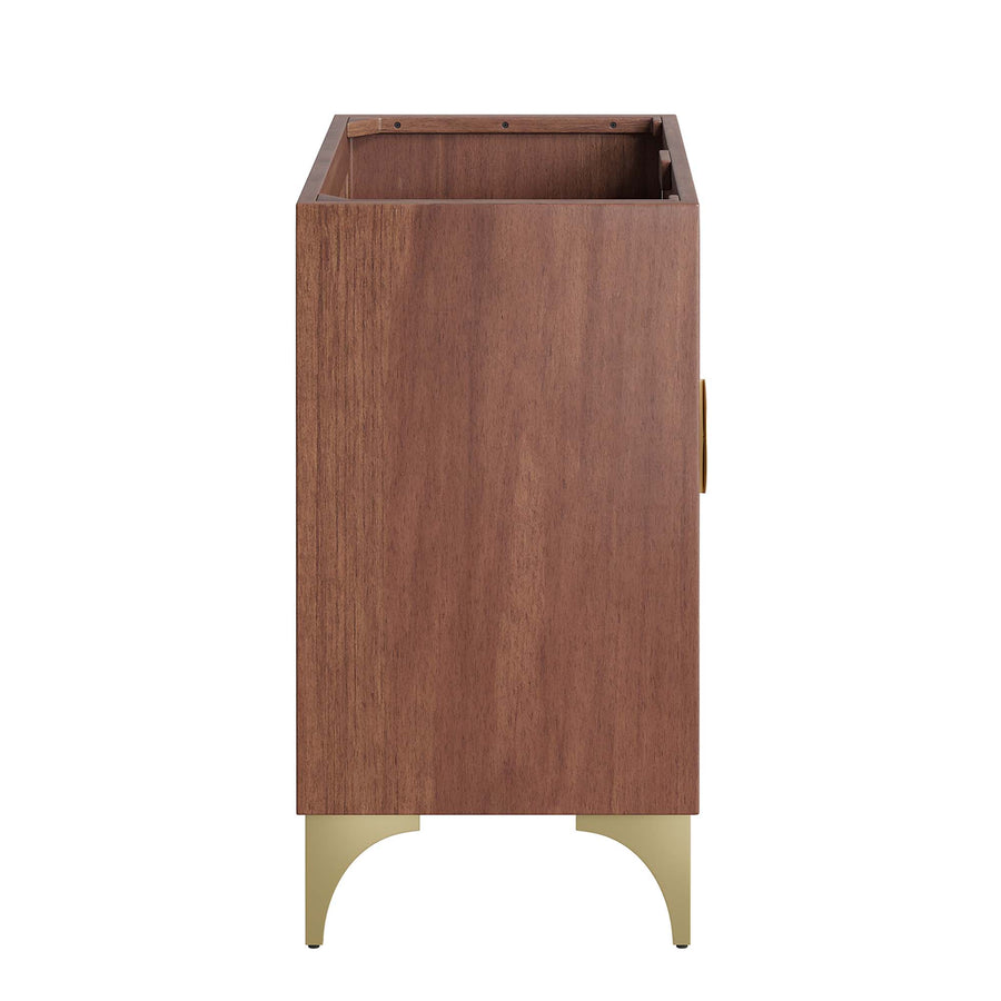 Ridge 36" Bathroom Vanity Cabinet in Walnut