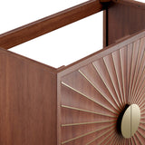Ridge 36" Bathroom Vanity Cabinet in Walnut