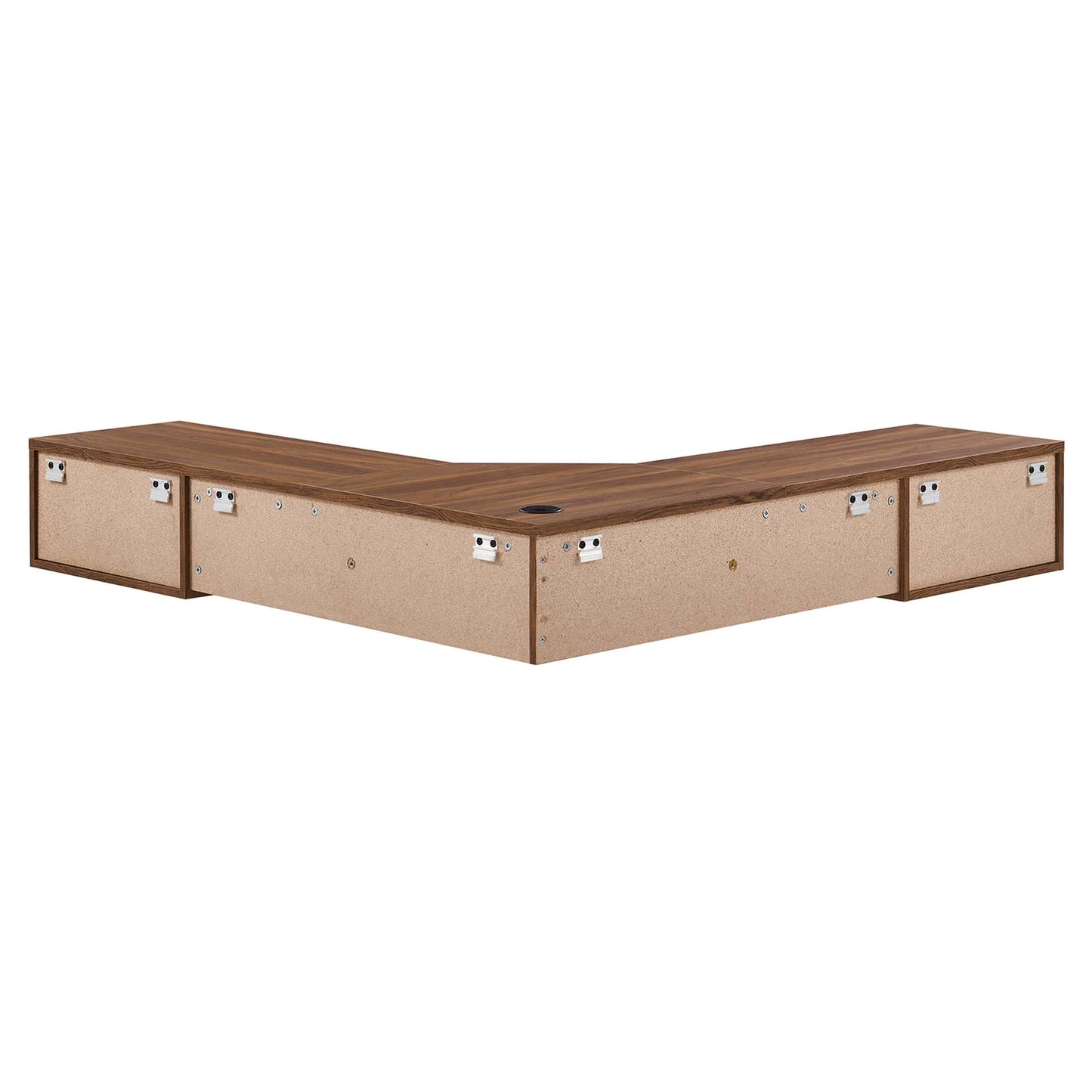 Render Wall Mount Corner Office Desk by Furniture for America