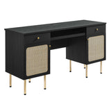 Cyrus Office Desk in Black