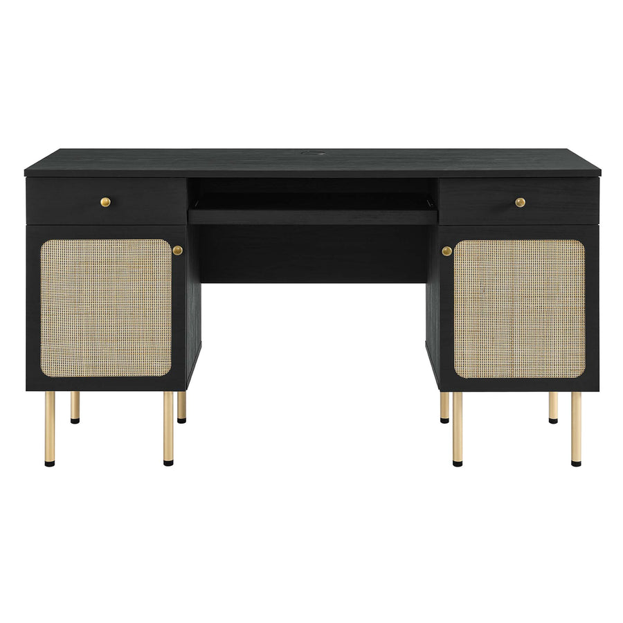 Cyrus Office Desk in Black